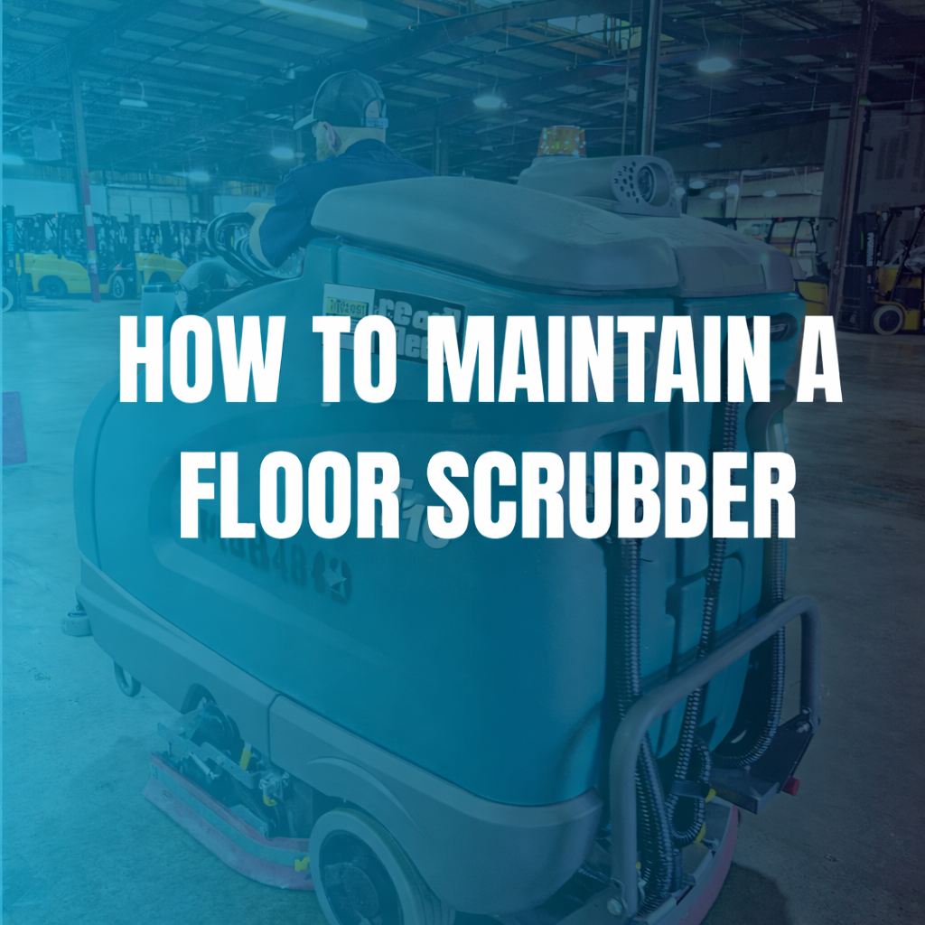 blog graphic thumbnail with bold white text over an image of a floor scrubber in a warehouse